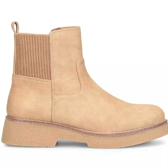 boc Women's Light Tan Suede Side-Zip Ankle Booties NIB - Picture 7 of 7